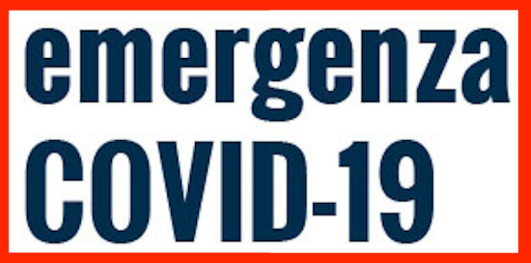COVID-19                          Lettere alla Regione su problemi burocratici e di assistenza personale